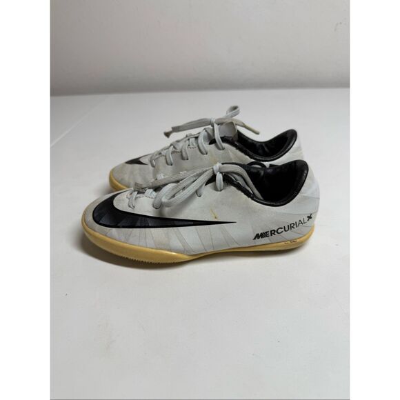 Nike Mercurial x Victory VI CR7 DF IC 852488-401 White Black Soccer 11,5C *Notes - Picture 1 of 14